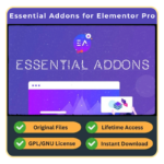 Essential Addons for Elementor Pro (GPL) – 70+ Widgets & Extensions