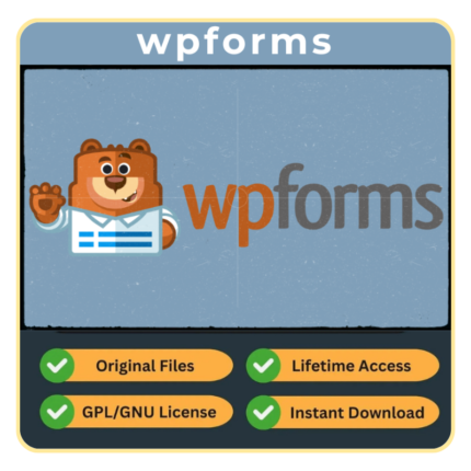 WPForms Pro – Drag & Drop WordPress Form Builder - (Free Updates + GPL)