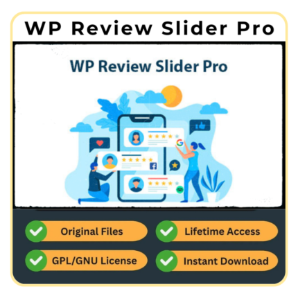 WP Review Slider Pro (Premium) – WordPress Review & Testimonial Plugin (GPL | Latest Version 12.6.7)