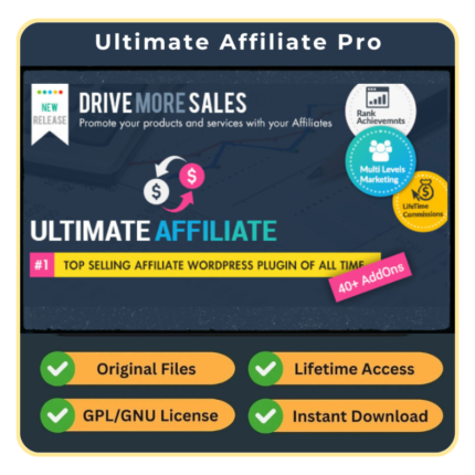 Ultimate Affiliate Pro – WordPress Affiliate Plugin for WooCommerce (GPL | Latest Version 9.5.5)