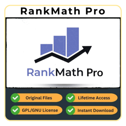Rank Math Pro – WordPress SEO Plugin (Free Updates + GPL)