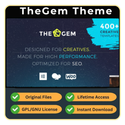 TheGem Creative Multipurpose WooCommerce Theme - (Free Updates + GPL)