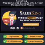 SalesKing  — WooCommerce Sales Agents & Team Management Plugin (GPL | Latest Version 1.7.85)