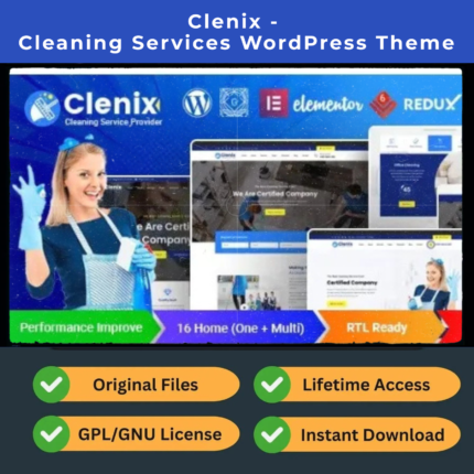 Clenix - Cleaning Services WordPress Theme 3.1.2
