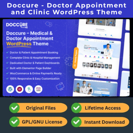 Doccure - Doctor Appointment and Clinic WordPress Theme
