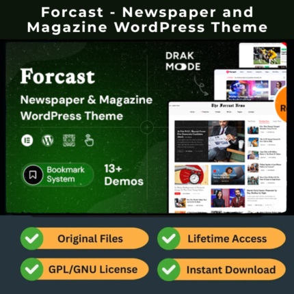 Forcast - Newspaper and Magazine WordPress Theme