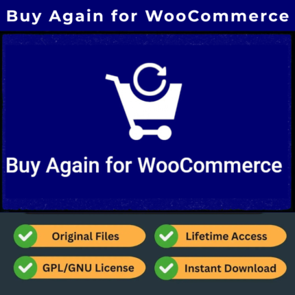 Buy Again for WooCommerce (Free Updates + GPL)