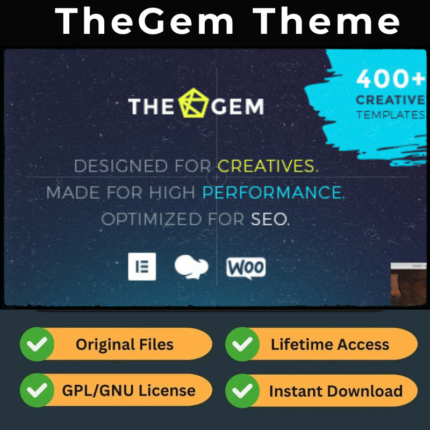 TheGem Creative Multipurpose WooCommerce Theme - (Free Updates + GPL)