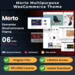 Merto Multipurpose WooCommerce Theme — (Free Updates + GPL)