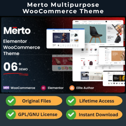 Merto Multipurpose WooCommerce Theme — (Free Updates + GPL)
