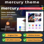 Mercury – Affiliate & Review WordPress Theme (GPL | Latest Version 3.9.11.1)